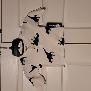 Baby Rebels dinosaur thermal shirt size 12M
